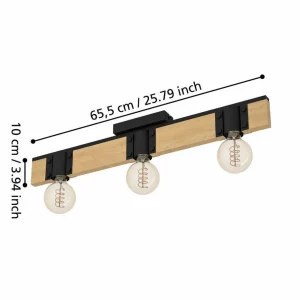 Outlet EGLO Bailrigg plafonnier, à trois lampes