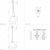 Fashion EGLO Camasca suspension, à une lampe, noire