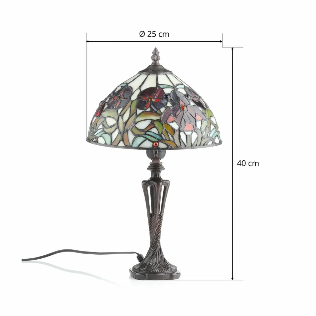 eline_lampe__poser_style_tiffany_classique_cm_4.webp Cheap Artistar ELINE lampe à poser style Tiffany classique 40 cm