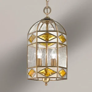 Hot Cremasco Emilia - suspension avec verre cathédrale