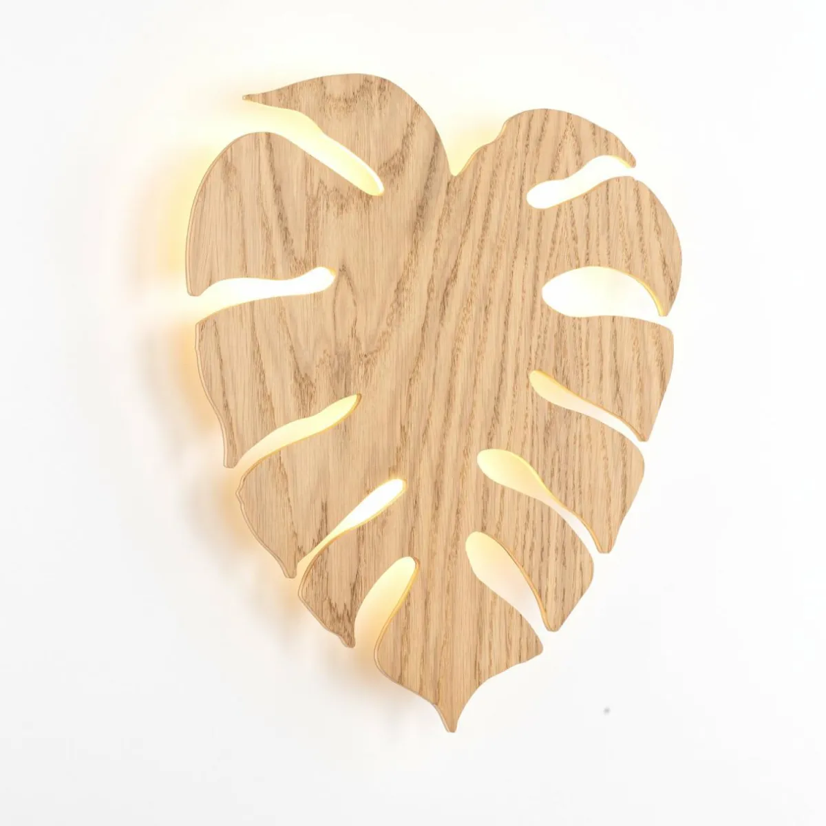 envostar_applique_murale_folah_forme_de_feuille_bois_clair__x__cm_3.webp Best Envostar applique murale Folah, forme de feuille, bois clair, 40 x 35 cm
