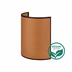 Shop Envostar applique murale Idun marron hauteur 24 cm matériau naturel vegan