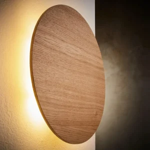Flash Sale Envostar applique murale Rito, bois clair, Ø 30 cm