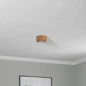 Flash Sale Envostar Ernest downlight GX53 en bois, angulaire