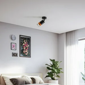 Discount Envostar Fida spot pour plafond à 1 lampe, noir