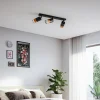 New Envostar Fida spot pour plafond à 3 lampes, noir