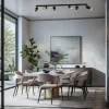 Outlet Envostar Fida spot pour plafond à 6 lampes, noir