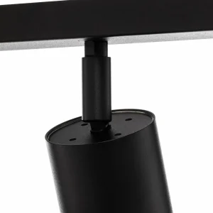 Outlet Envostar Fida spot pour plafond à 6 lampes, noir