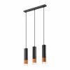Best Sale Envostar Fida suspension, à 3 lampes, noire