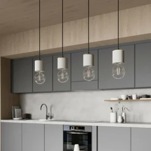 Best Sale Envostar Jasper Suspension à 4 lampes, linéaire