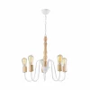 Cheap Envostar Joiy lustre, à 5 lampes, blanc