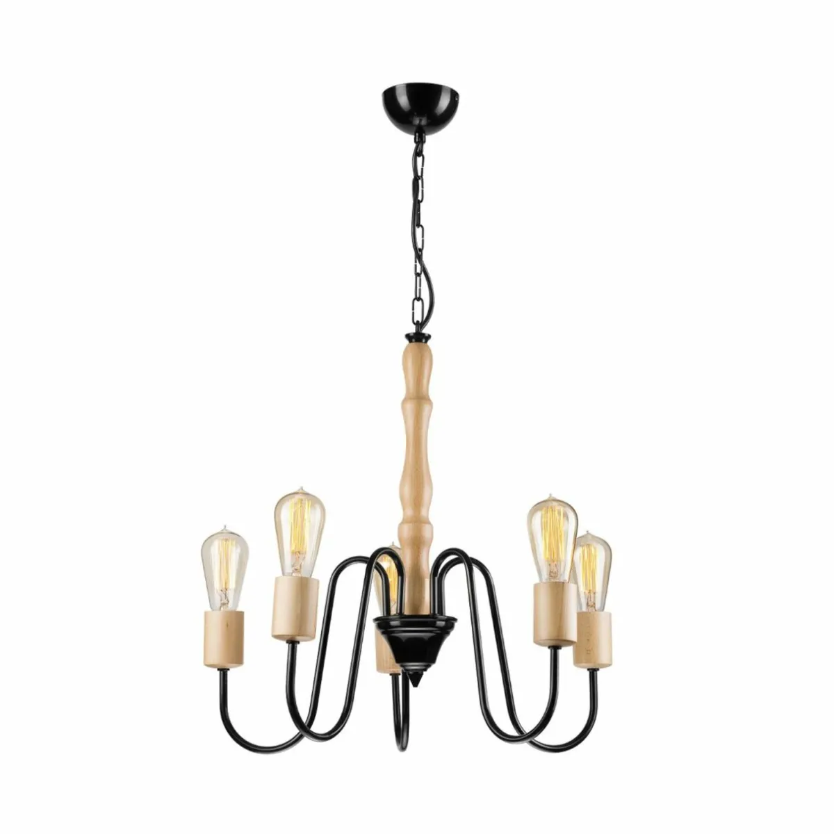 envostar_joiy_lustre___lampes_noir_0.webp Cheap Envostar Joiy lustre, à 5 lampes, noir