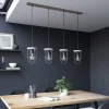 Flash Sale Envostar Neptuna Suspension à 4 lampes linéaire