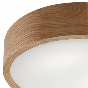 Cheap Envostar plafonnier Caspian, Ø 37 cm, IP54, chêne
