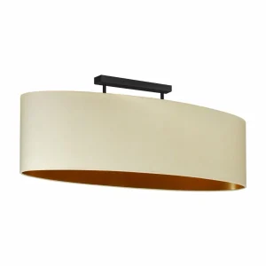 Best Sale Envostar plafonnier Idun beige clair 80cm matériau naturel vegan