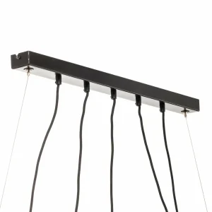 Best Envostar Various suspension, 5 lampes pin naturel
