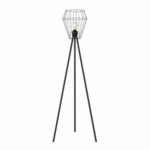 Fashion Envostar Yahel lampadaire en métal, noir