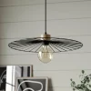 Sale Envostar Yahel suspension, chêne/noir, Ø 45cm