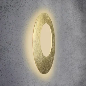 Fashion Escale Blade Open applique LED feuille d'or Ø 79cm