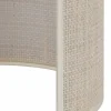 Flash Sale Euluna applique murale jute, blanc/écru, semi-circulaire, hauteur 24 cm