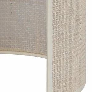 Flash Sale Euluna applique murale jute, blanc/écru, semi-circulaire, hauteur 24 cm