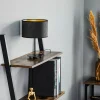 Sale Euluna Golden Roller table 30 cm noire/dorée