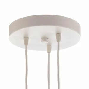 Discount Euluna Isabeau suspension à 3 lampes blanche/grise