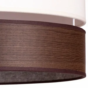 Best Euluna Levo suspension, Ø 40 cm, chêne foncé/écru