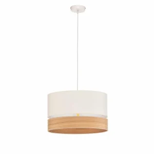 Shop Euluna Levo suspension, Ø 40 cm, frêne/écru