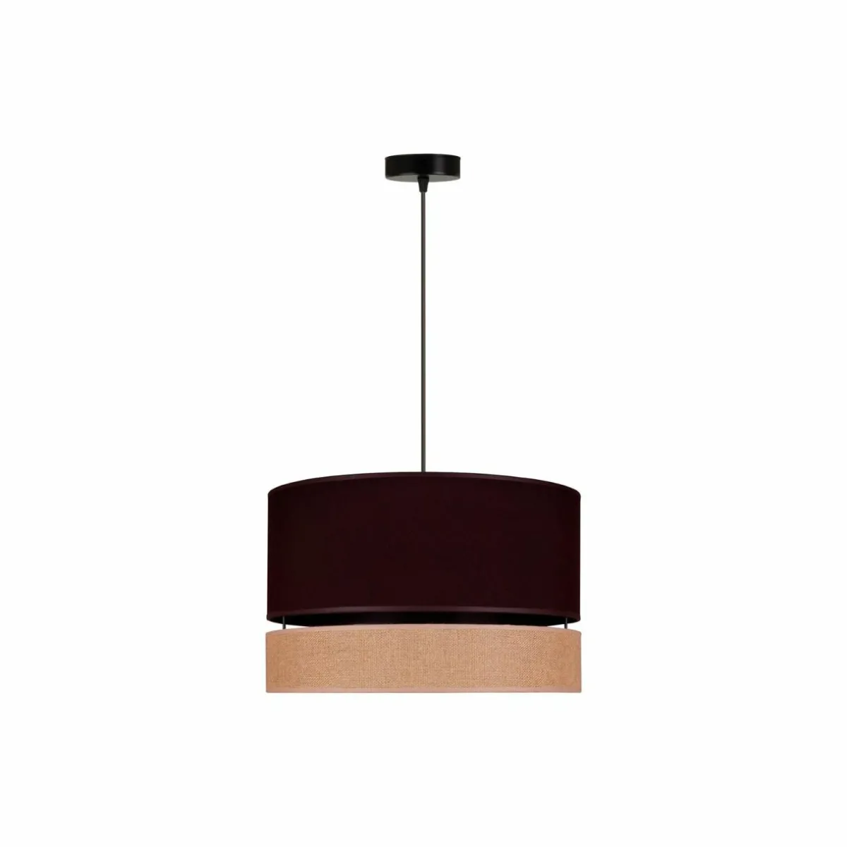 euluna_levo_suspension__cm_jutebrun_fonc_1.webp Cheap Euluna Levo suspension, Ø 40 cm, jute/brun foncé