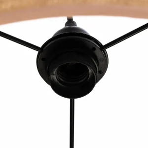 Outlet Euluna Levo suspension, Ø 40 cm, jute/noir