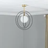 Store Euluna plafonnier Spinn, à 1 lampe, verre, Ø 35 cm