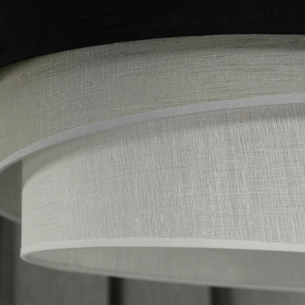 euluna_plafonnier_trio_noirgrisblanc_textile___cm_3.webp Discount Euluna plafonnier Trio, noir/gris/blanc, textile, Ø 45 cm