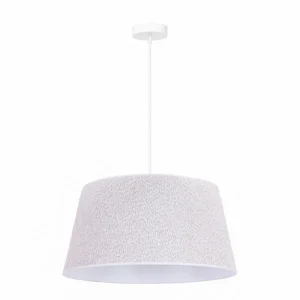 Fashion Euluna Suspension Boucle, textile écru , Ø 50 cm, à 1 lampe