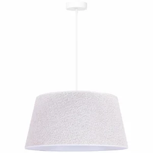 Fashion Euluna Suspension Boucle, textile écru , Ø 50 cm, à 1 lampe