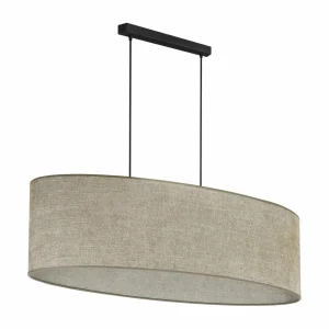 Discount Euluna Suspension Céline, cappuccino, tissu chenille, 80 cm