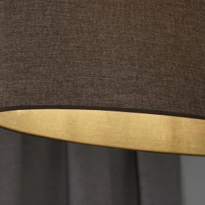 Discount Euluna Suspension Céline, cappuccino, tissu chenille, 80 cm