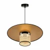 Flash Sale Euluna suspension Manila, doré, rotin, Ø 50 cm