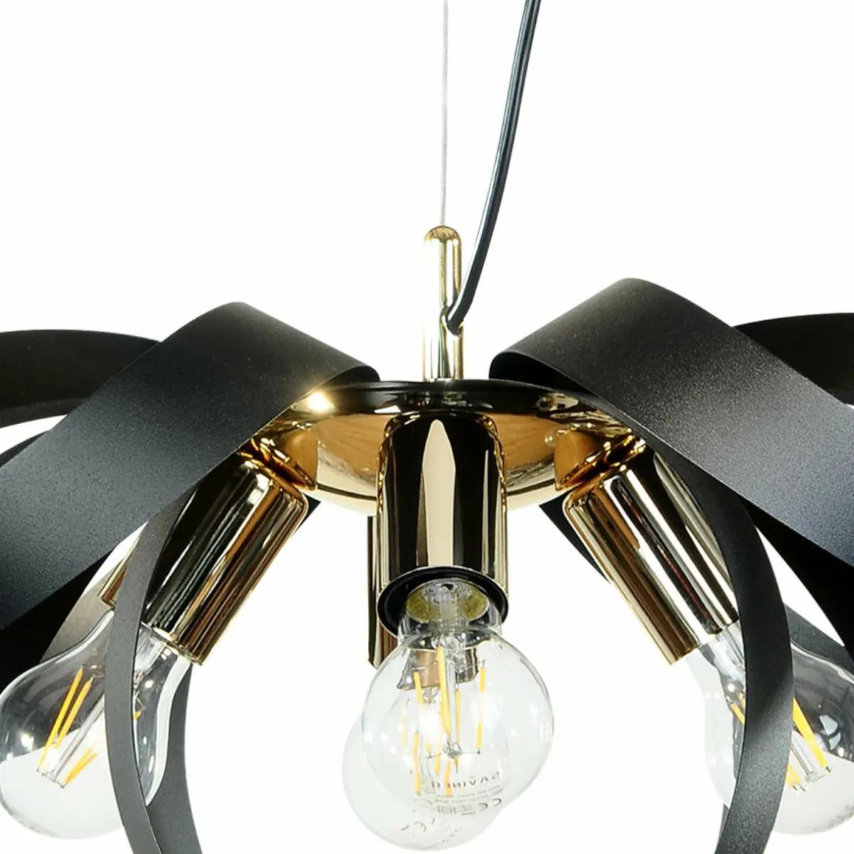 euluna_suspension_petla_noiror_mtal___cm_2.webp Shop Euluna suspension Petla, noir/or, métal, Ø 65 cm