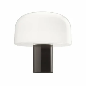Fashion FLOS lampe à poser Bellhop Glass T, brun chocolat, hauteur 34 cm