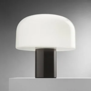 Fashion FLOS lampe à poser Bellhop Glass T, brun chocolat, hauteur 34 cm