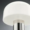Best FLOS Lampe à poser Bellhop Glass T, couleur aluminium, hauteur 34 cm