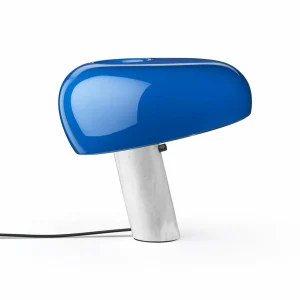 Cheap FLOS lampe à poser Snoopy, bleu marine, marbre, métal