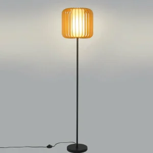 Discount Forlight lampadaire Viva, marron clair, bois/métal, hauteur 160 cm