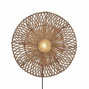New Good & Mojo Applique murale Zanzibar, Ø 55 cm, Natur