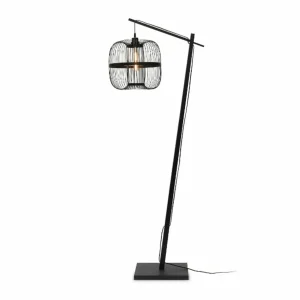 Shop Good & Mojo Hokkaido lampe sur pied 176 cm noir
