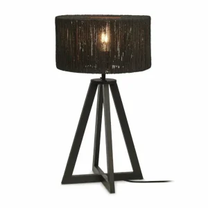 Best Good & Mojo Iguazu lampe à poser pyramide, noir
