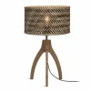 Cheap Good & Mojo Java lampe table trépied naturel/noir