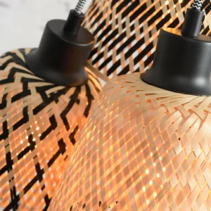 Shop Good & Mojo Kalimantan suspension, trois lampes