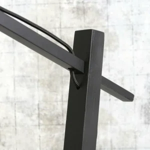 Cheap Good & Mojo Lampe sur pied Andes, noir/noir